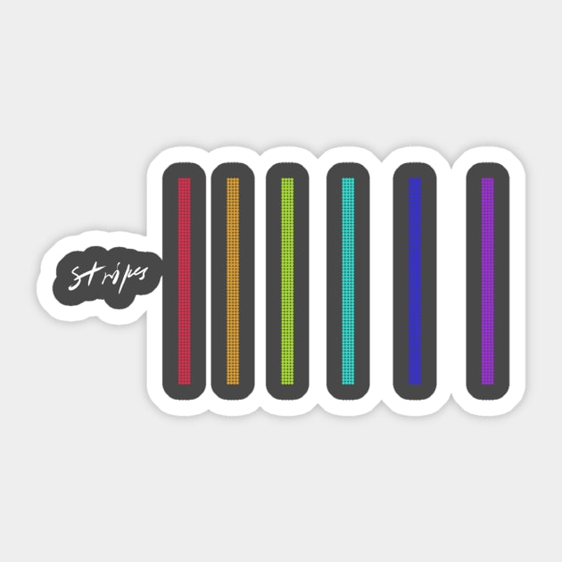 stripes Sticker by holymisa